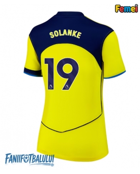 Tottenham Hotspur Dominic Solanke #19 Tricou Fotbal Replică 2025-26 Femei Treilea